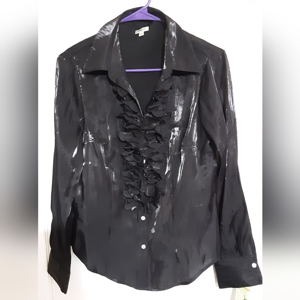 Agora Shimmery Blouse Armpit To Armpit 19.5"